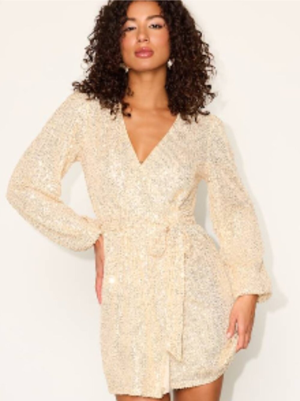 NWT gold sequin sparkly dress